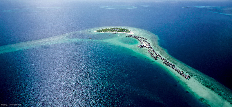 Constance Halaveli Maldives карта отеля